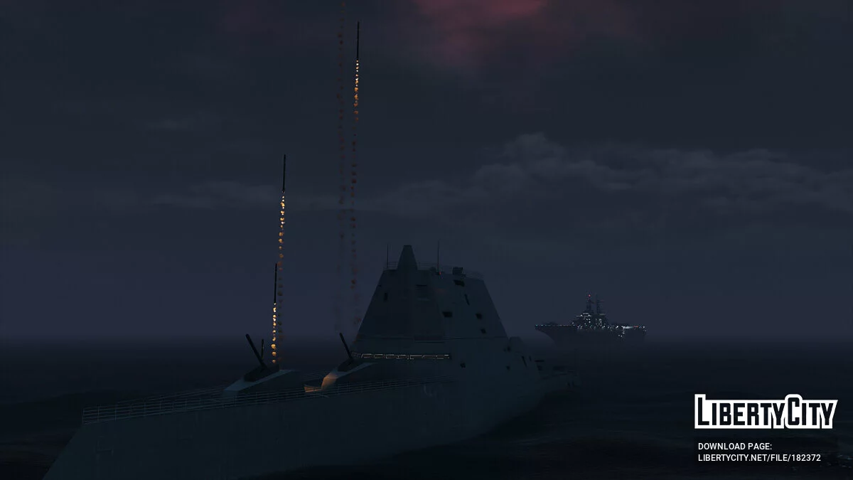 US Navy Fleet Surface Vessels [Add-On | Working weapons] 1.3 / GTA 5