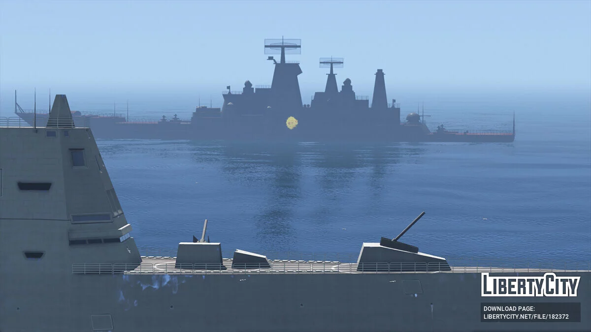US Navy Fleet Surface Vessels [Add-On | Working weapons] 1.3 / GTA 5