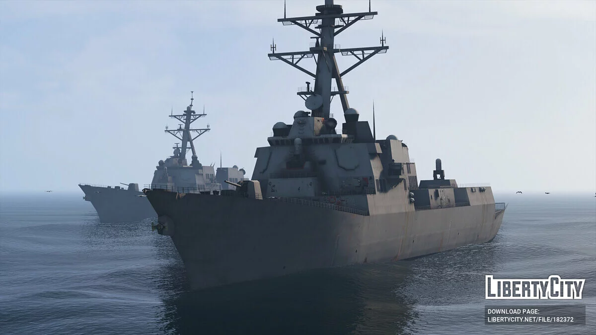 US Navy Fleet Surface Vessels [Add-On | Working weapons] 1.3 / GTA 5
