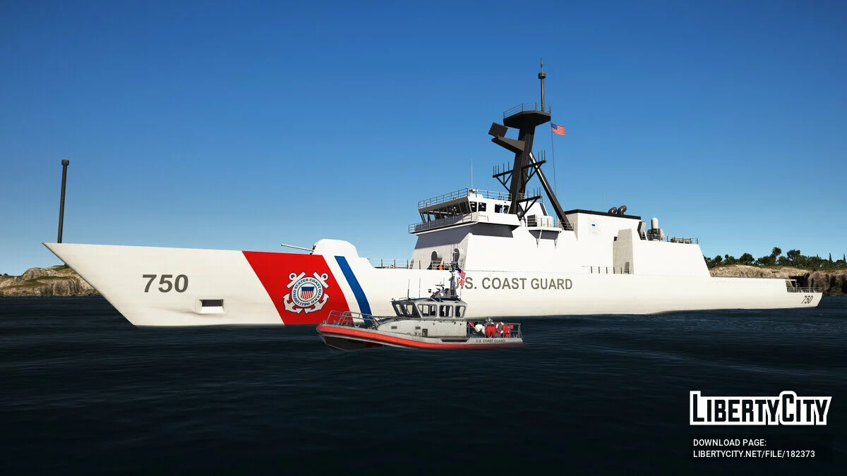 USCG Legend-Class Cutter Bertholf [Working Guns] 1.0 / GTA 5