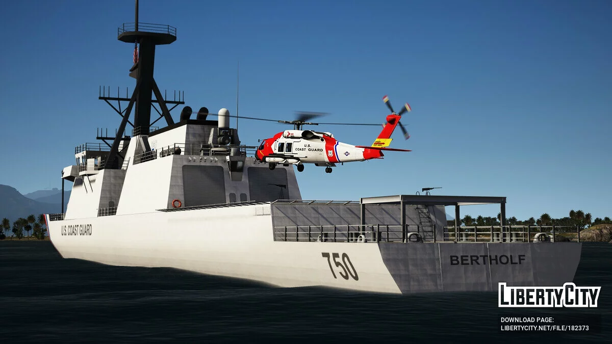 USCG Legend-Class Cutter Bertholf [Working Guns] 1.0 / GTA 5
