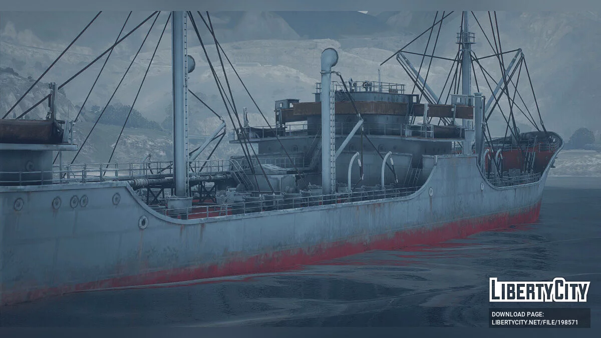 Old Cargo Ship [Add-On / FiveM] 1.0 / GTA 5