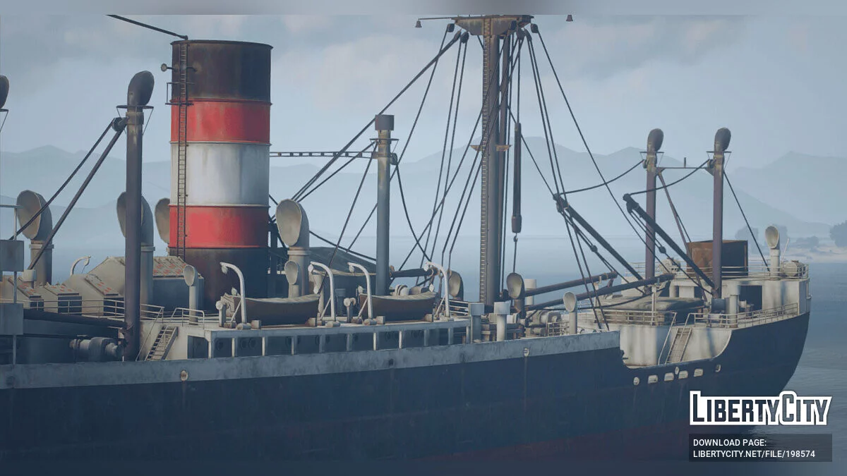 Old Cargo Ship GERMANY [Add-On / FiveM] 1.0 / GTA 5