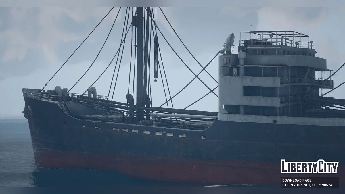 Old Cargo Ship GERMANY [Add-On / FiveM] 1.0 / GTA 5