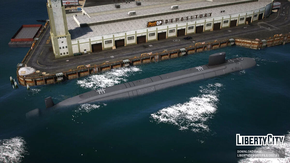 Virginia Class Submarine US Navy / GTA 5
