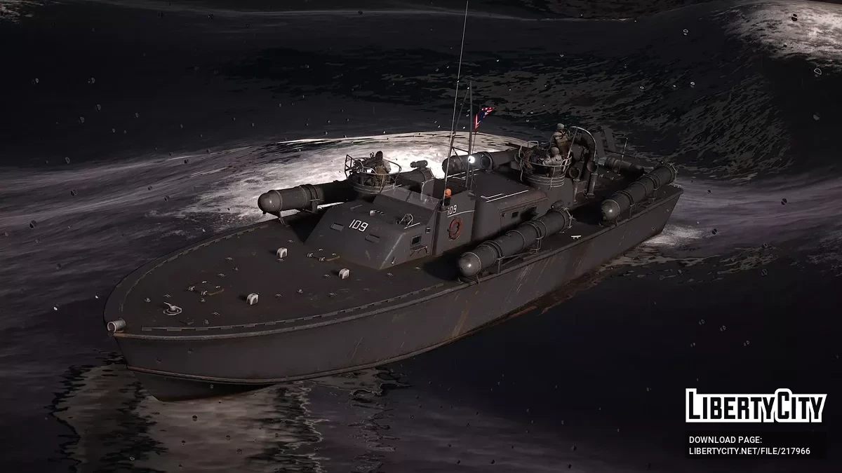 PT109 Torpedo Boat [Add-On] / GTA 5
