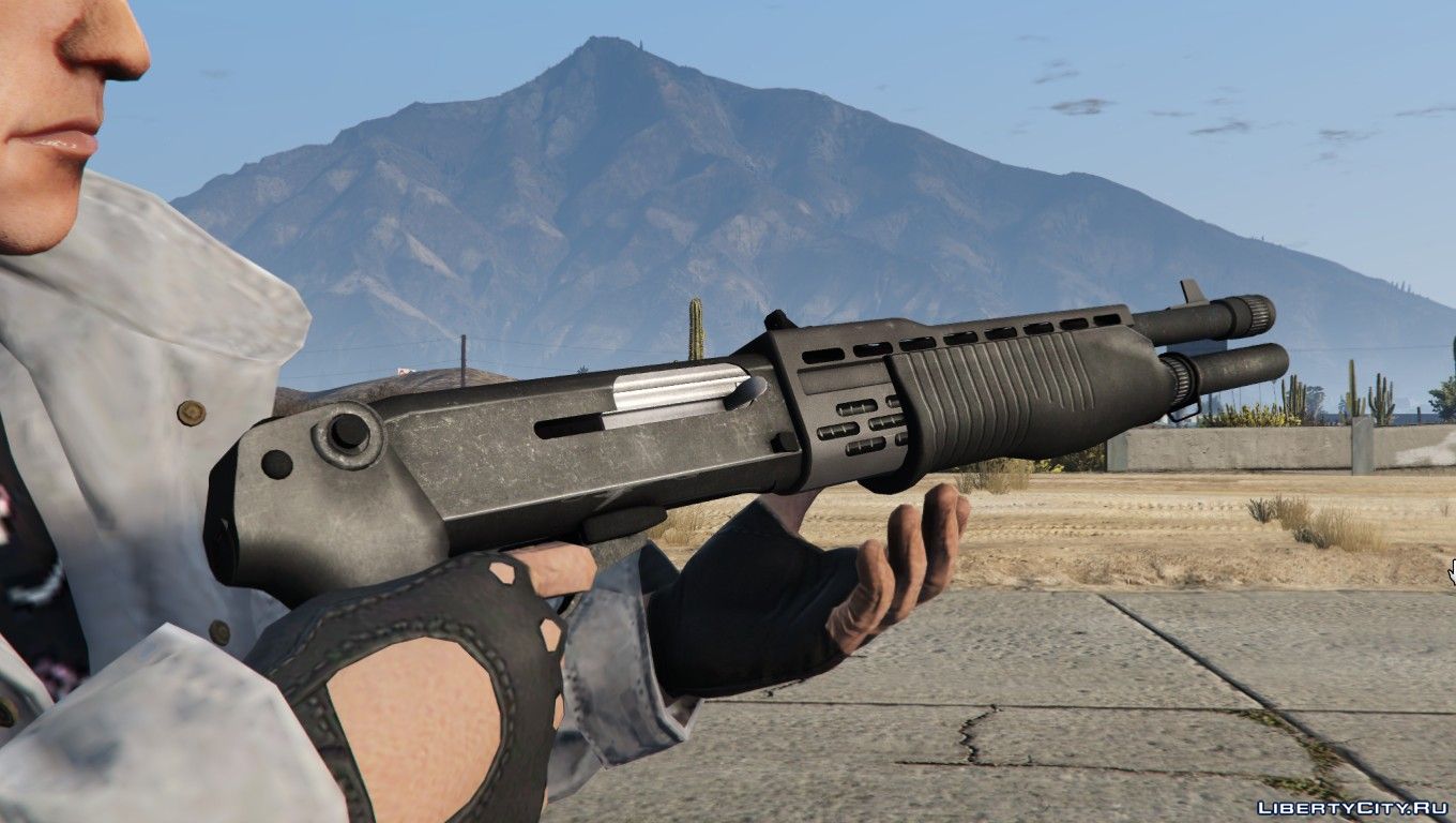 Моды звуки выстрелов. Spas 12. Spas 12 GTA 5. Дробовик Spas 12 GTA. Spas 12 Apple Skin.