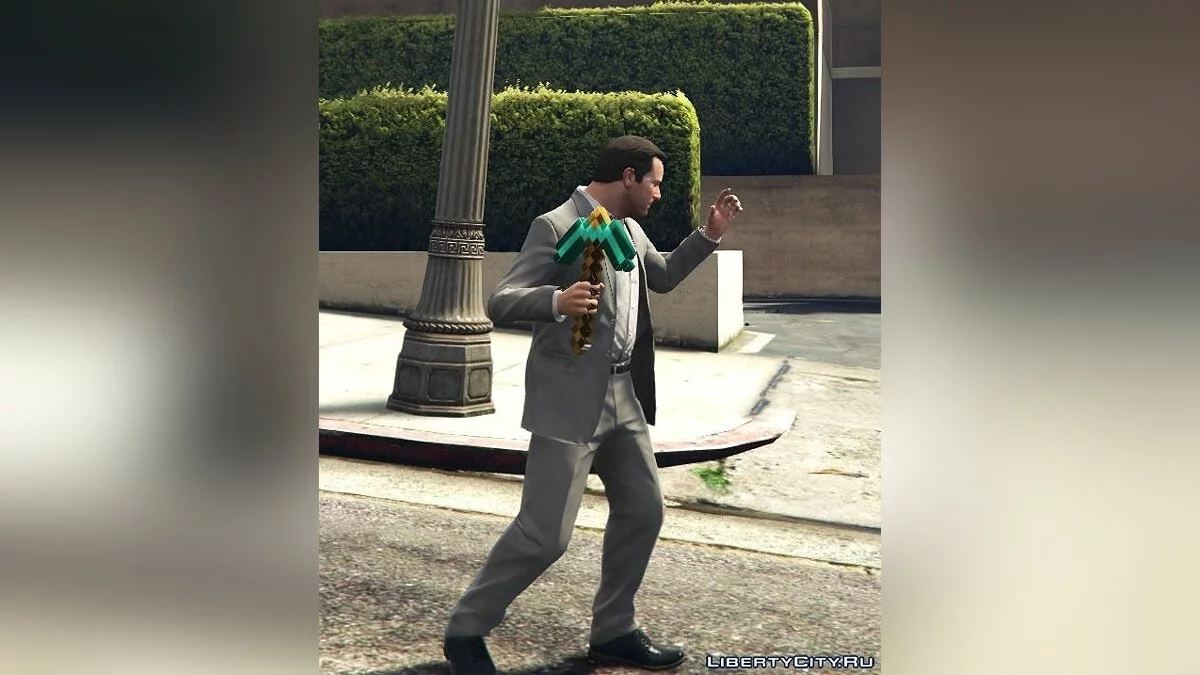 Алмазная кирка / Diamond Pickaxe V 1.0 / GTA 5