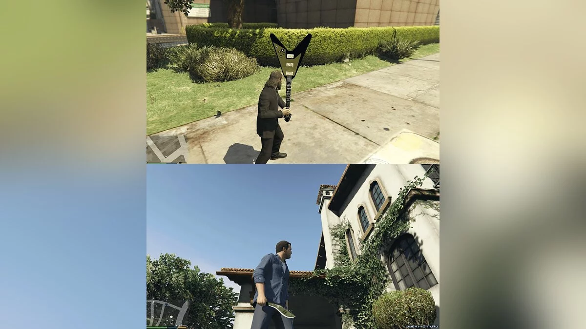 Alternative Weapons (Guitars, Katana + More) 1.9 / GTA 5