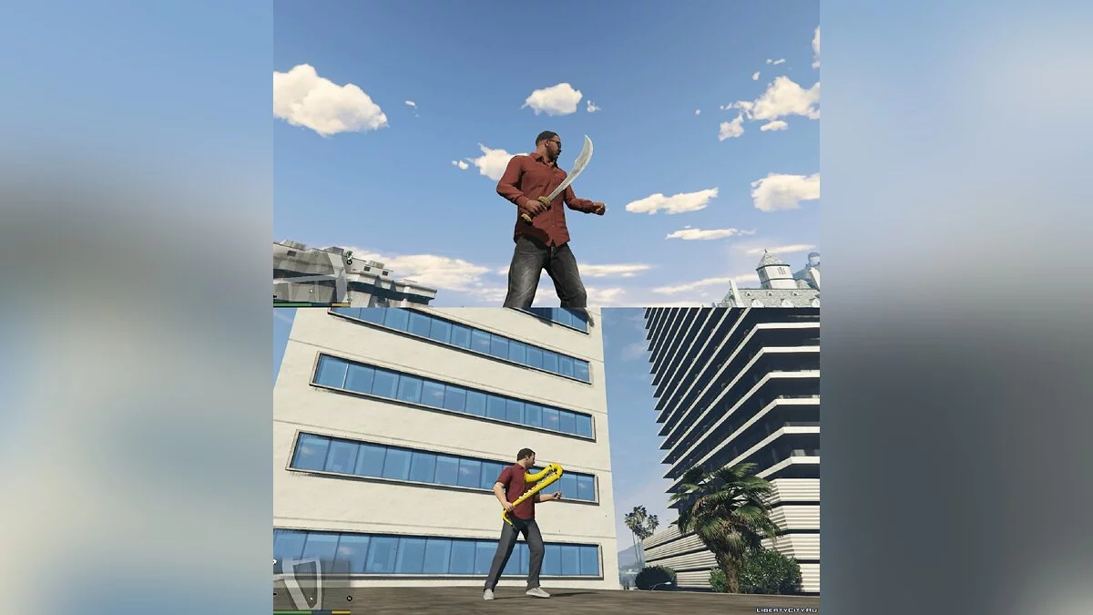 Alternative Weapons (Guitars, Katana + More) 1.9 / GTA 5
