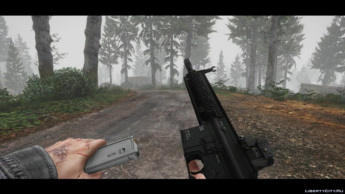 HK416 Full Attachments & Animated / GTA 5