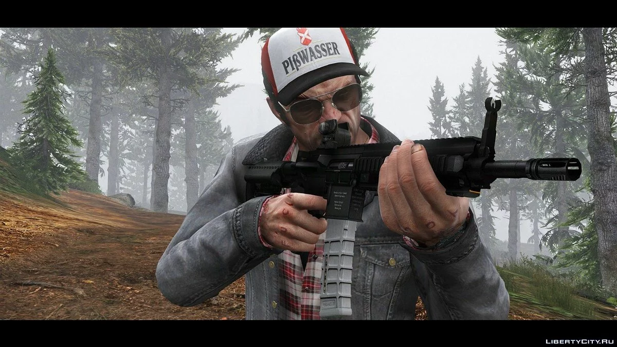HK416 Full Attachments & Animated / GTA 5