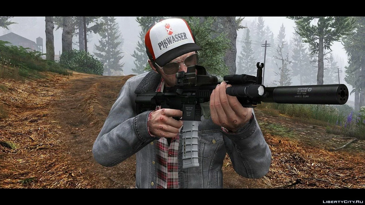 HK416 Full Attachments & Animated / GTA 5