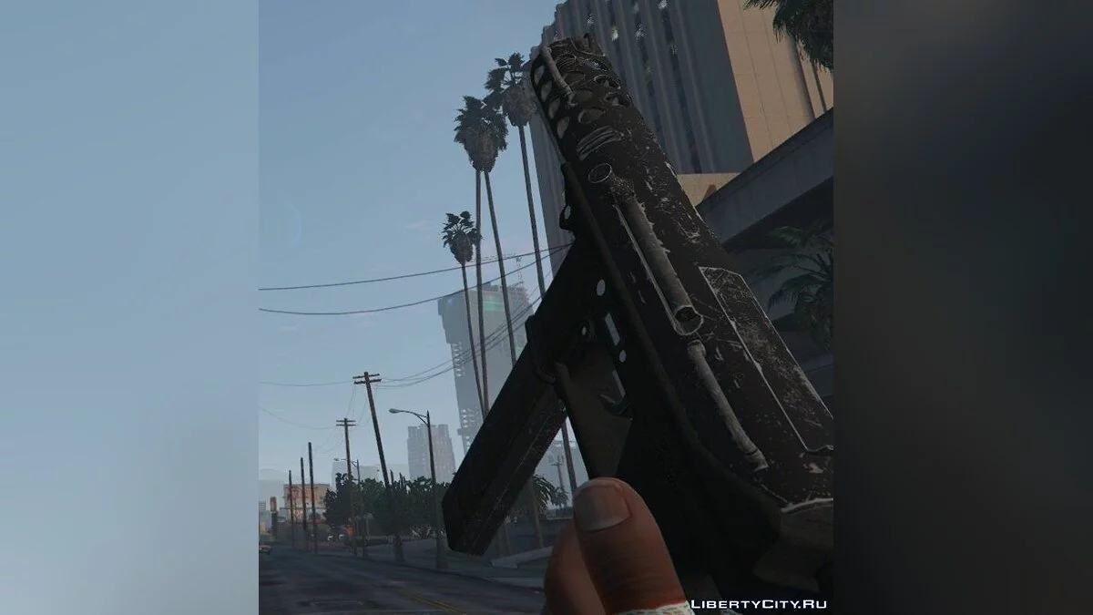 Black Intratec Tec-9 (Animated) / GTA 5