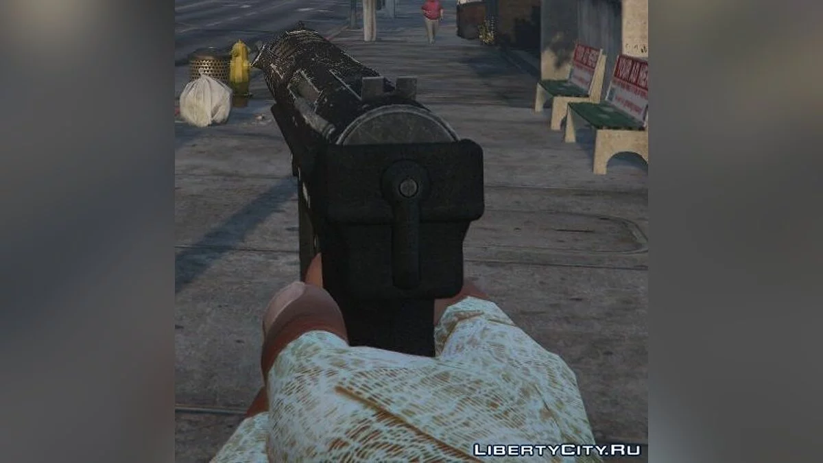 Black Intratec Tec-9 (Animated) / GTA 5