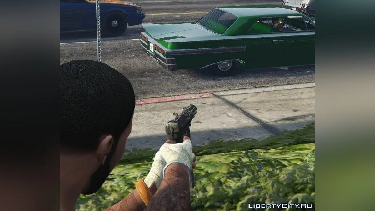 Black Intratec Tec-9 (Animated) / GTA 5