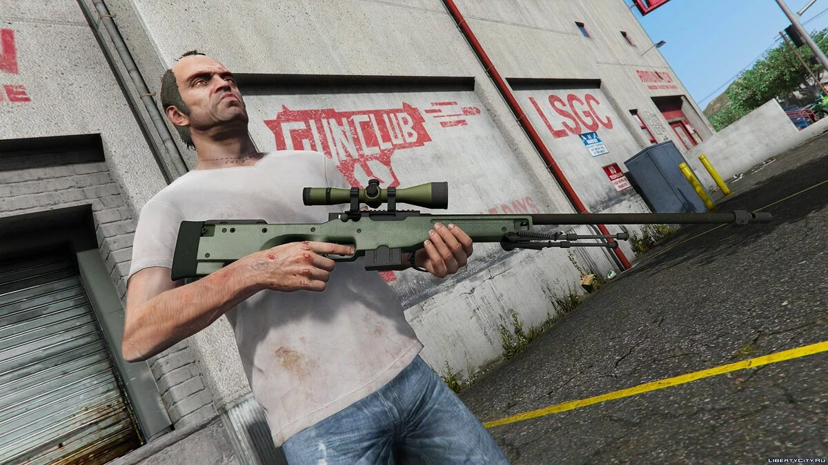 AWP from CS:GO [Animated + 9 Textures] 1.0 / GTA 5