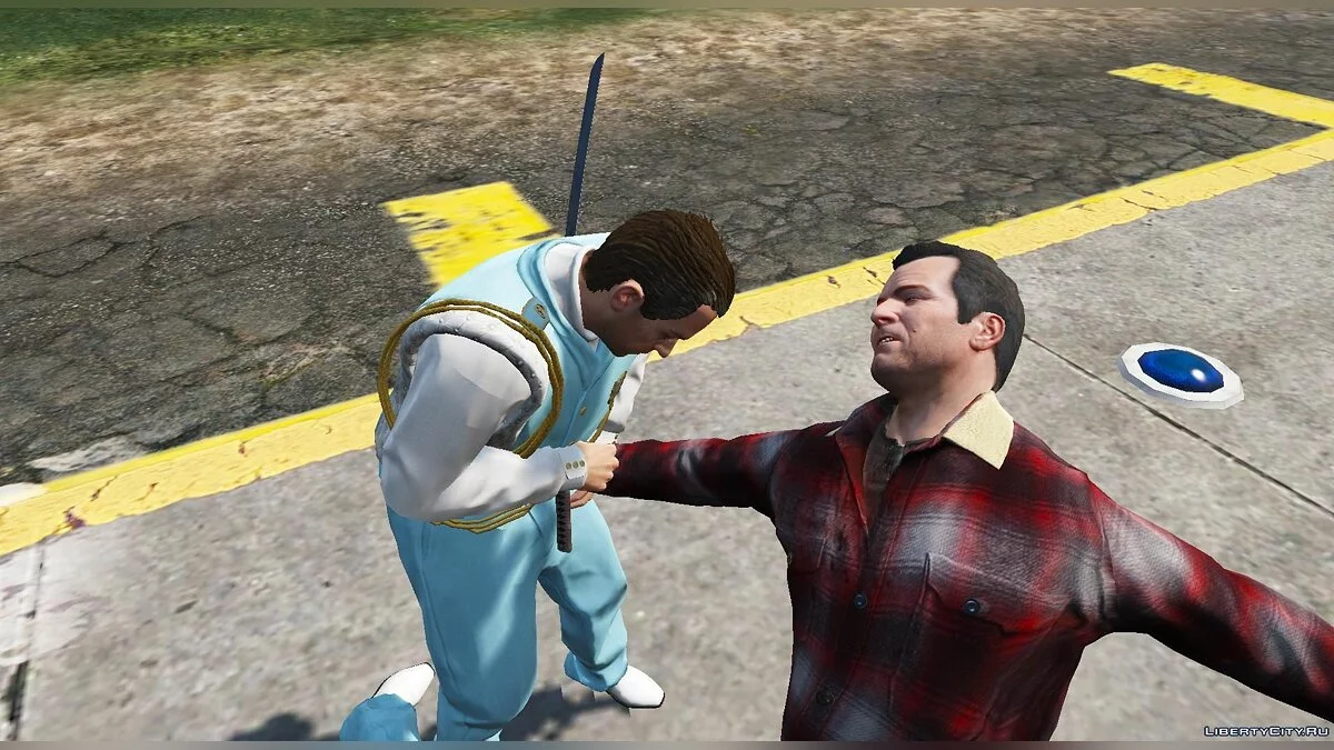 Katana (Sword) [HighPoly | 4K] BLOOD [UPDATE] / GTA 5