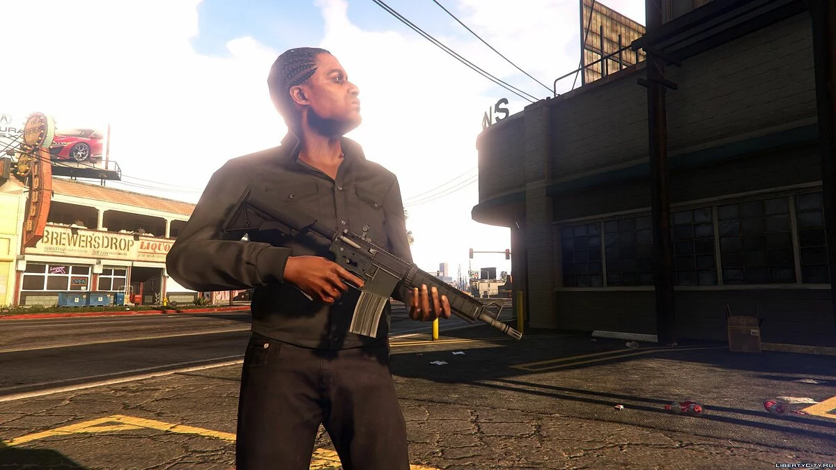 M4A4 from CS:GO [Animated + 9 Textures] 1.0 / GTA 5