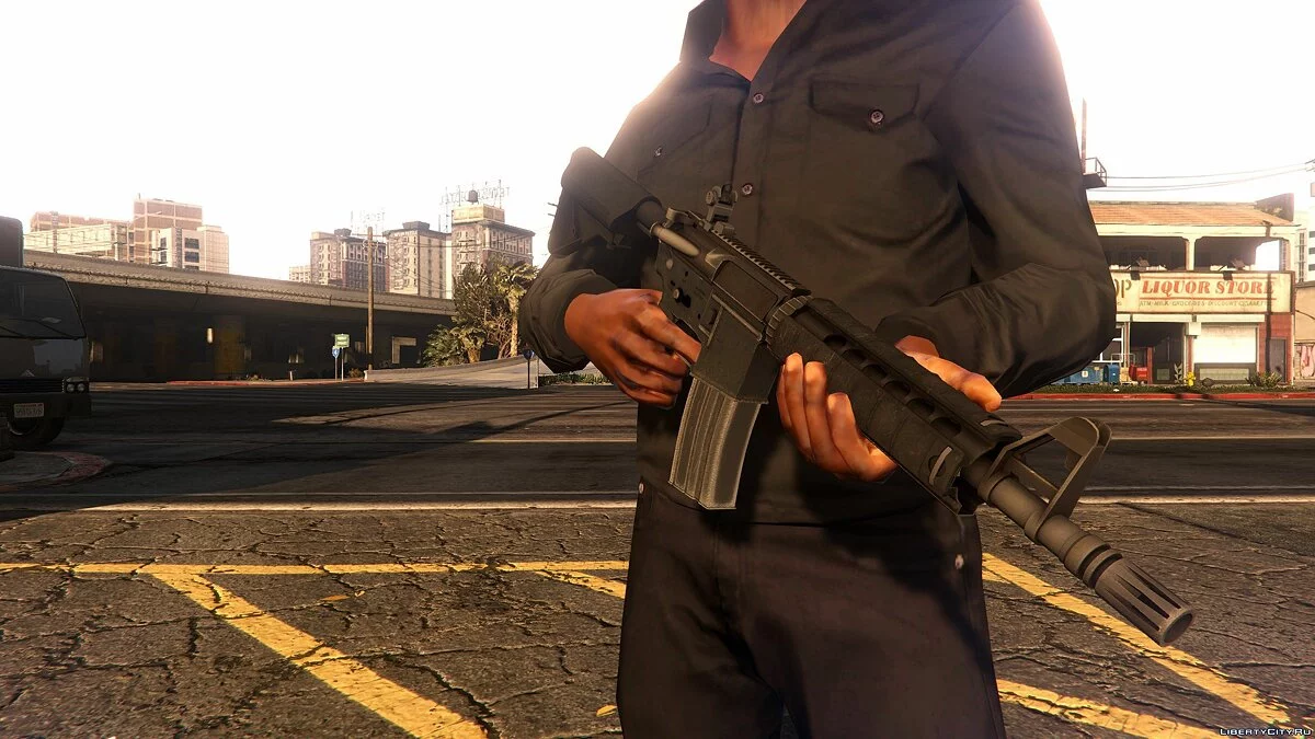 M4A4 from CS:GO [Animated + 9 Textures] 1.0 / GTA 5