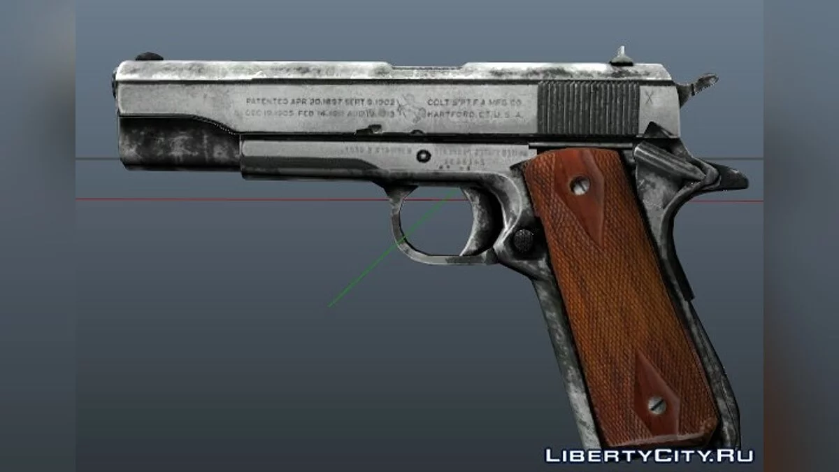 Max Payne 3 Colt 1911 Licence retextured / GTA 5
