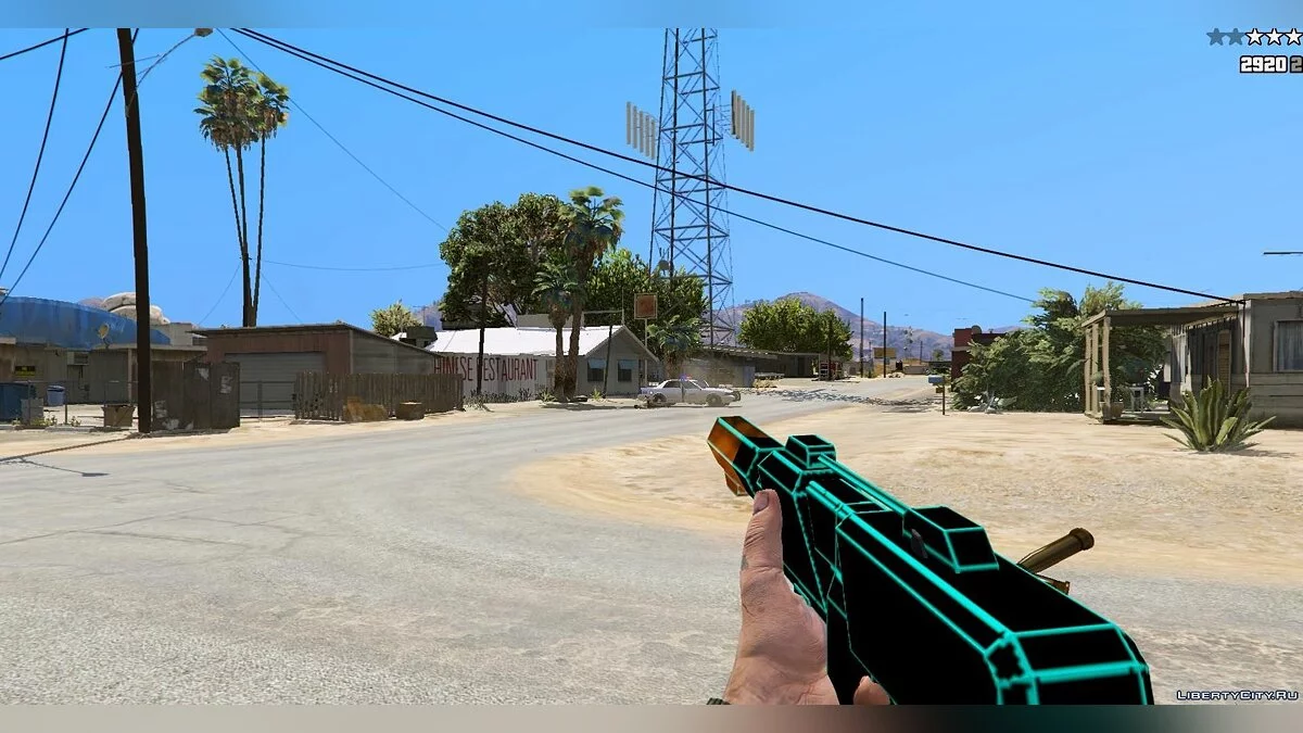 Saints Row 3 Cyber SMG Emissive v1.01 / GTA 5