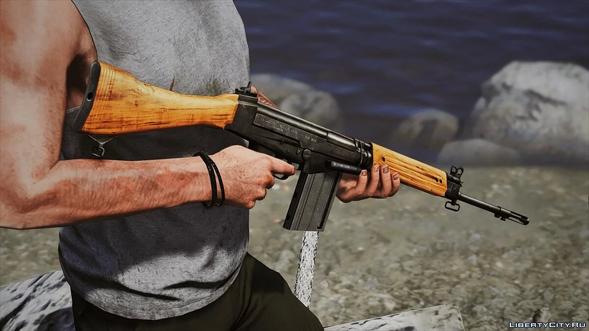 FN-FAL Wood Furniture / GTA 5