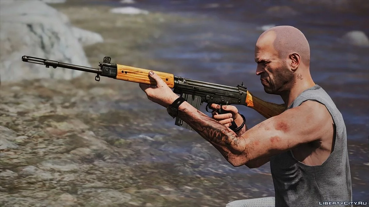 FN-FAL Wood Furniture / GTA 5