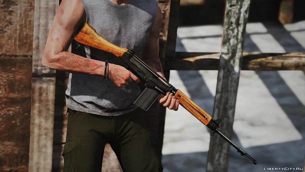 FN-FAL Wood Furniture / GTA 5