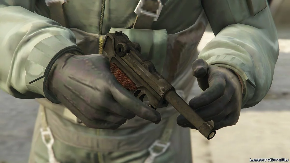 P08 Luger [Non-Animated] 1.0 / GTA 5