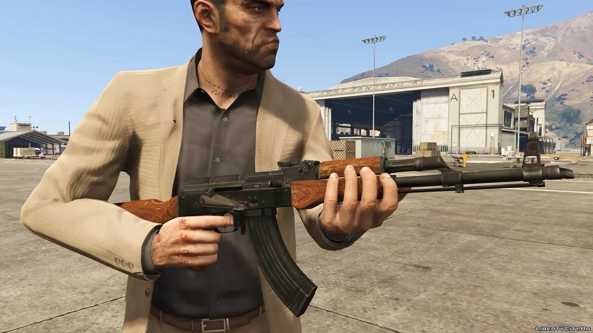 AK-47 из Modern Warfare Remastered / GTA 5