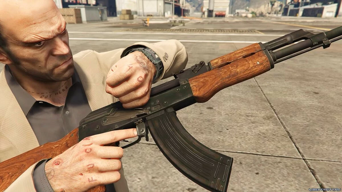 AK-47 из Modern Warfare Remastered / GTA 5