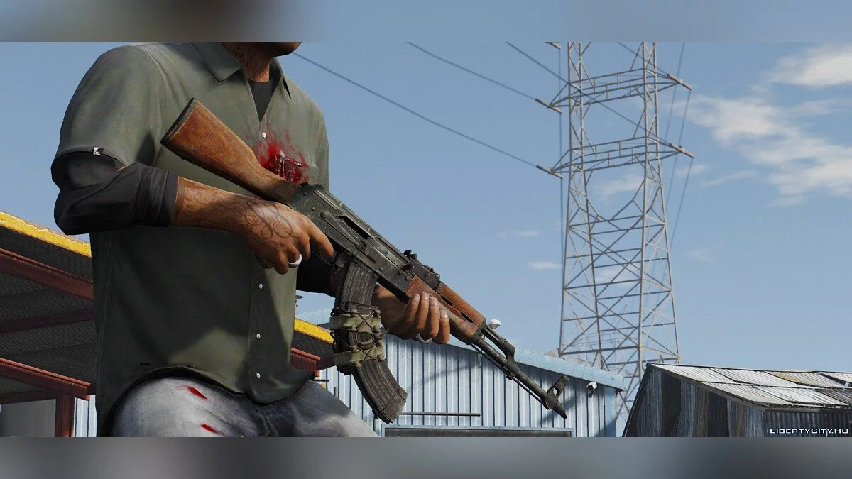 AKM-7 .62 (Assault Rifle) [2K | High poly] 1.2 / GTA 5