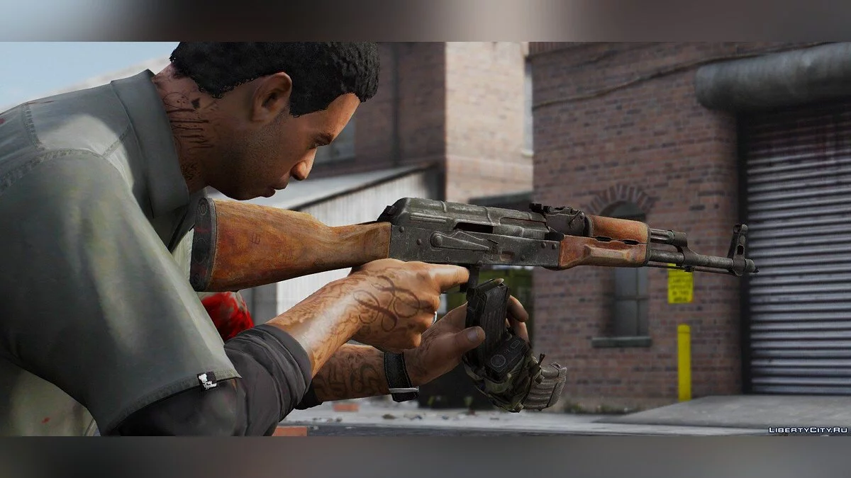 AKM-7 .62 (Assault Rifle) [2K | High poly] 1.2 / GTA 5