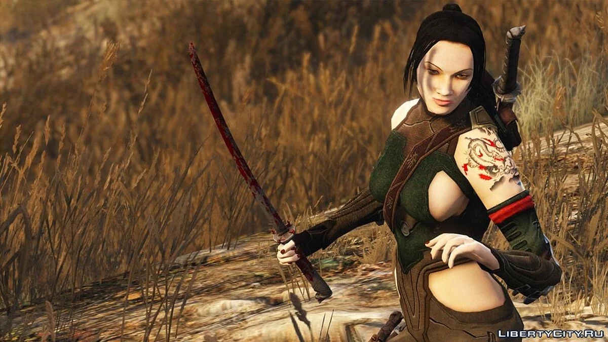 Katana From Clive Barker's JERICHO / GTA 5