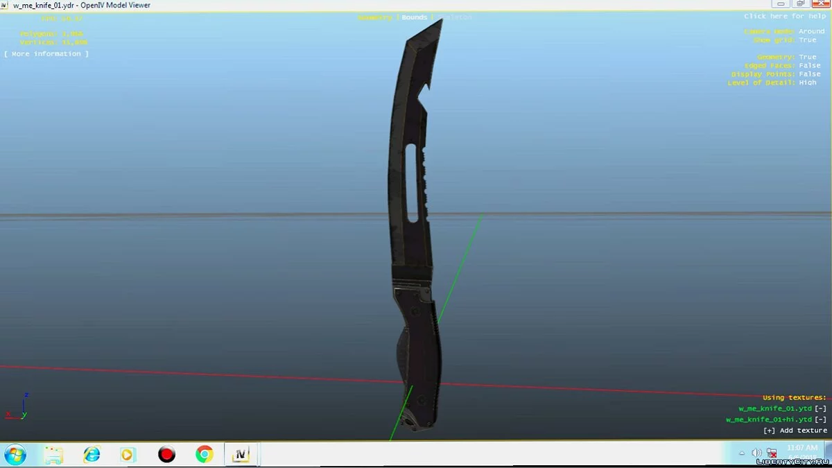 Melee combat knife from COD-AW / GTA 5