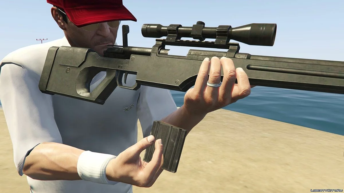 RE6 Bolt-Action Sniper Rifle [Animated] 1.0 / GTA 5