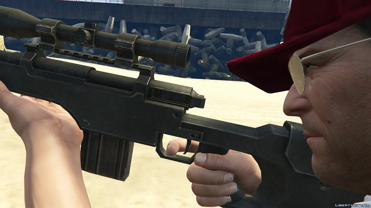 RE6 Bolt-Action Sniper Rifle [Animated] 1.0 / GTA 5
