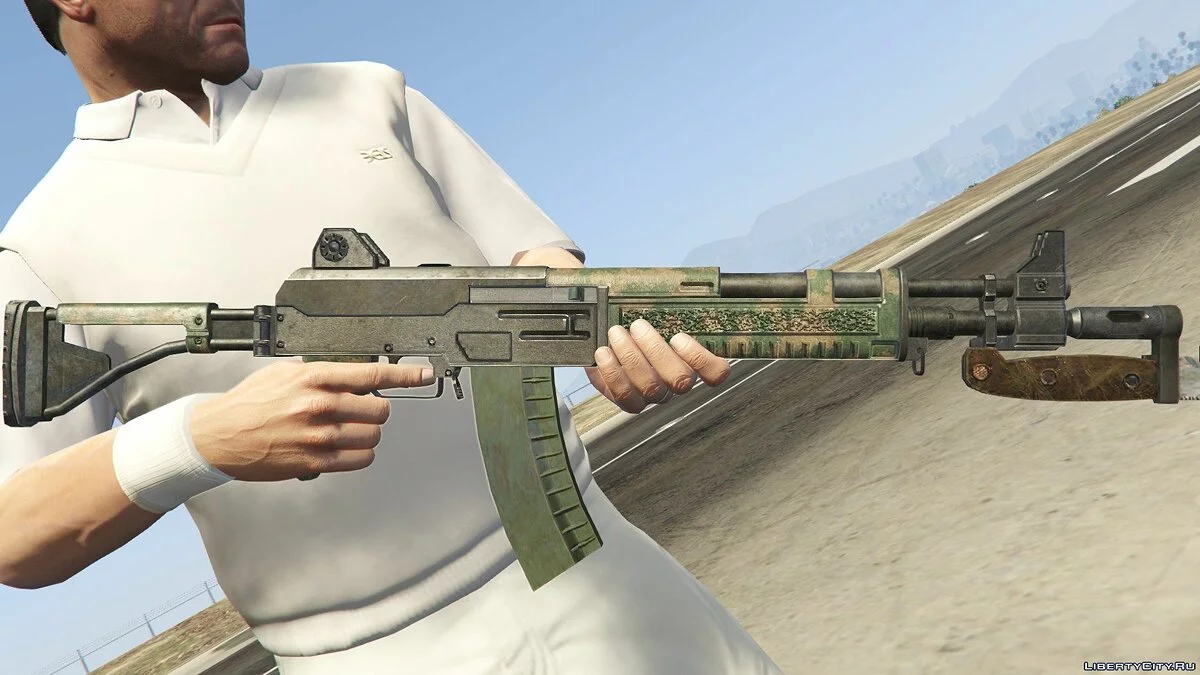 Штурмовая винтовка из RE 6 с ножом 1.0 / GTA 5