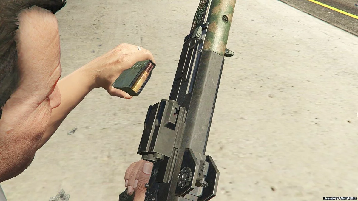 Штурмовая винтовка из RE 6 с ножом 1.0 / GTA 5