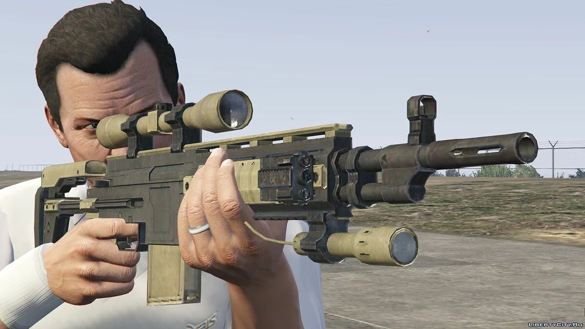 Снайперская винтовка Пирса Ниванса из RE 6 1.0 / GTA 5