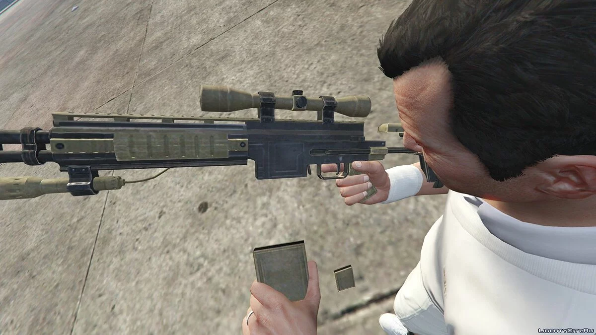 Снайперская винтовка Пирса Ниванса из RE 6 1.0 / GTA 5