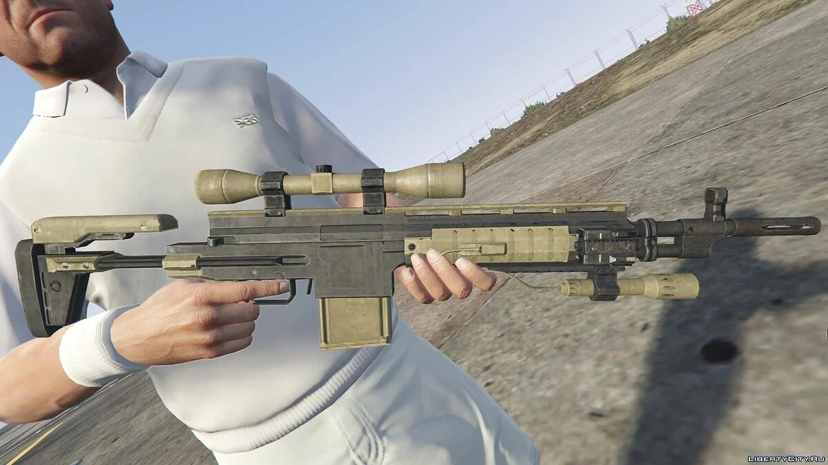 Снайперская винтовка Пирса Ниванса из RE 6 1.0 / GTA 5