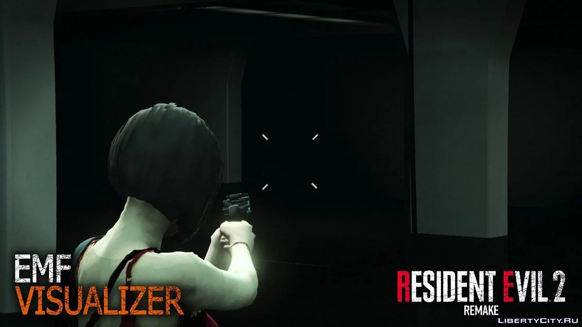 Пистолет Visualizer из игры Resident Evil 2 Remake / GTA 5