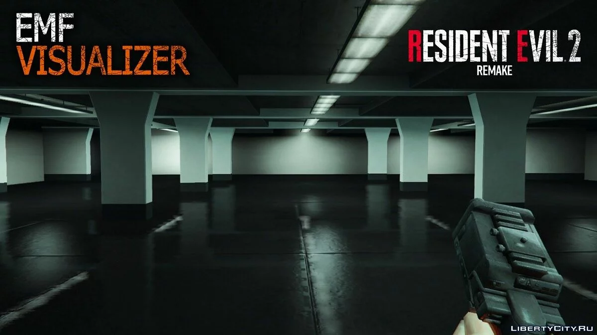Пистолет Visualizer из игры Resident Evil 2 Remake / GTA 5