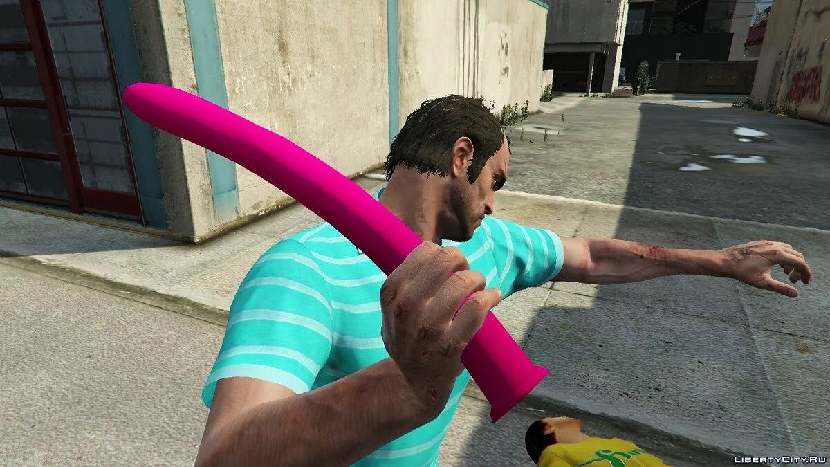 Розовый дилдо для GTA 5 / GTA 5