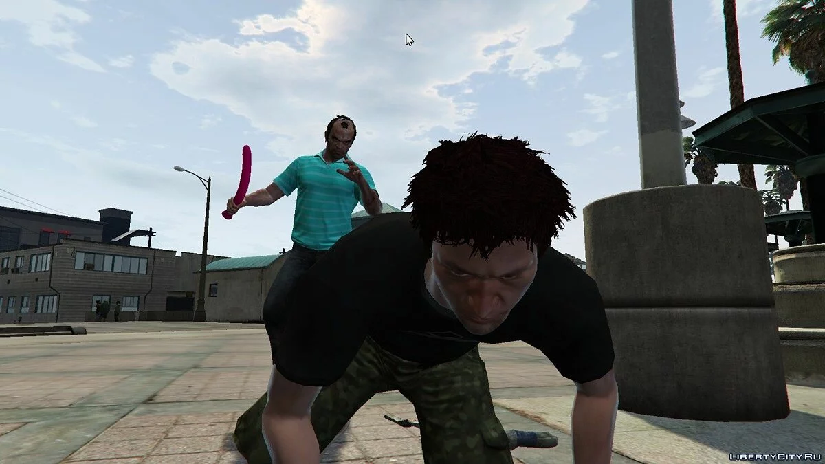 Розовый дилдо для GTA 5 / GTA 5