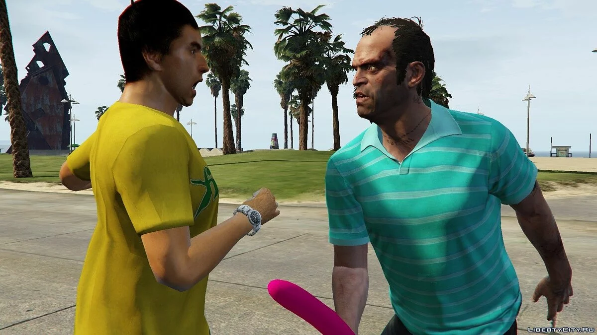 Розовый дилдо для GTA 5 / GTA 5