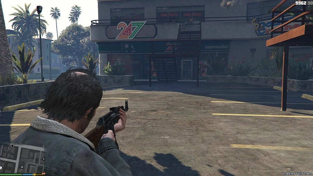 Ak-47 анимированный / GTA 5