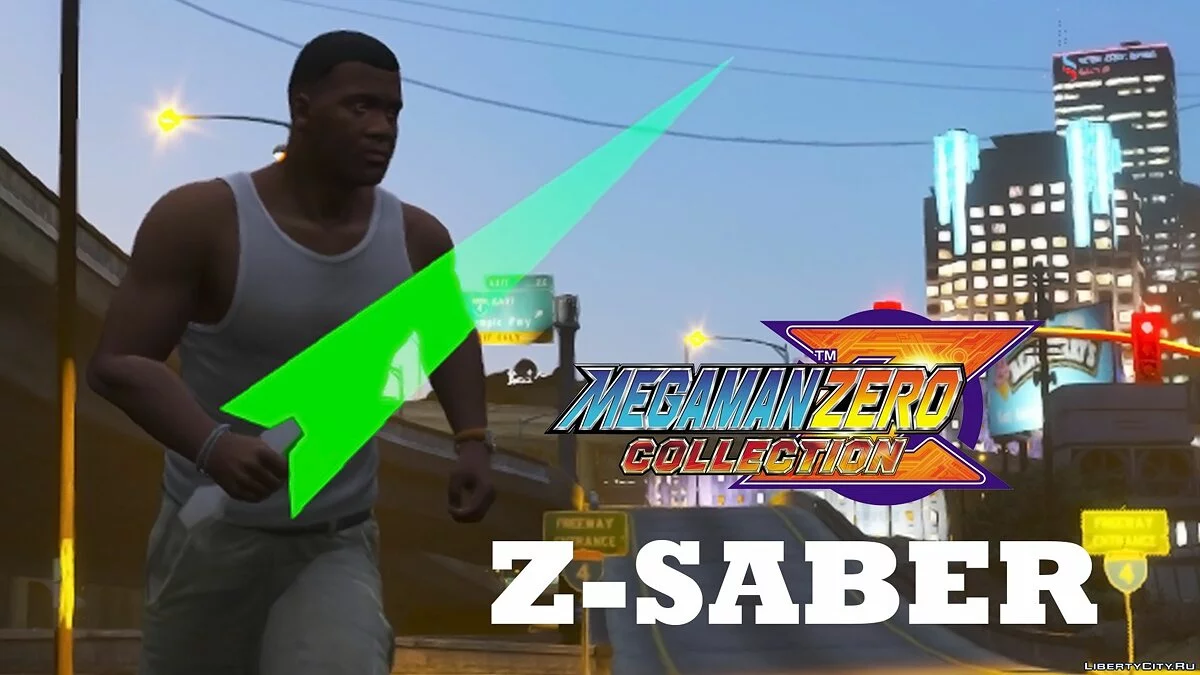 Z-Saber из игры Megaman / GTA 5